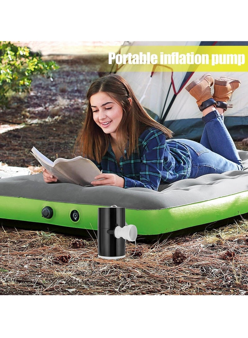AirYoung Portable Air Pump, Quick-Fill Portable Mini Air Pump, Electric Rechargeable Air Pump with LED Light - Backpacker Tools Outdoor Adventure Equipment Air Pump for Hiking, Camping, Travelling - Image 2