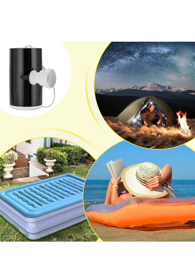 AirYoung Portable Air Pump, Quick-Fill Portable Mini Air Pump, Electric Rechargeable Air Pump with LED Light - Backpacker Tools Outdoor Adventure Equipment Air Pump for Hiking, Camping, Travelling - Image 3