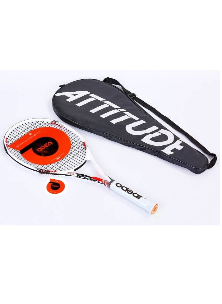 ODEA ATTITUDE-77 Tennis Racquet For Professional Training With Bag 27Inch, White  - Image 1