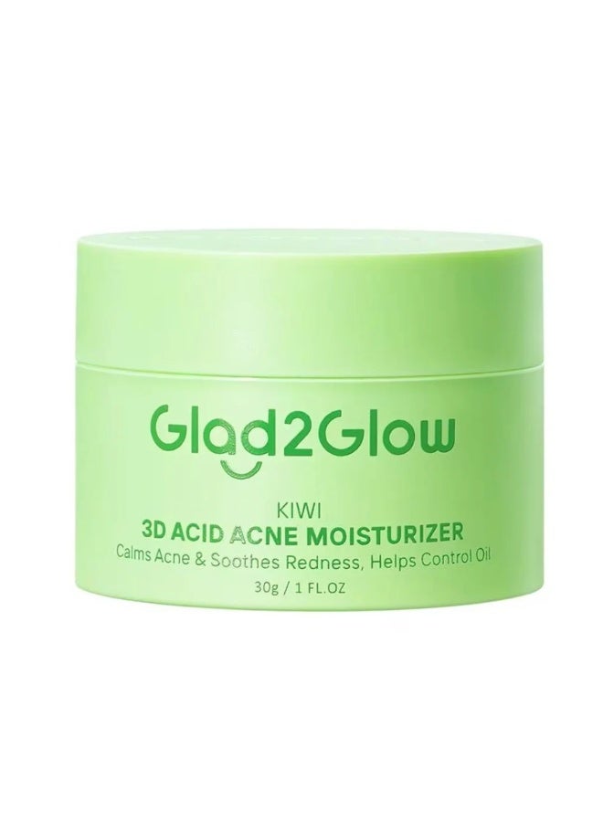 Glad2Glow Kiwi 3D Acid Acne Moisturizer
