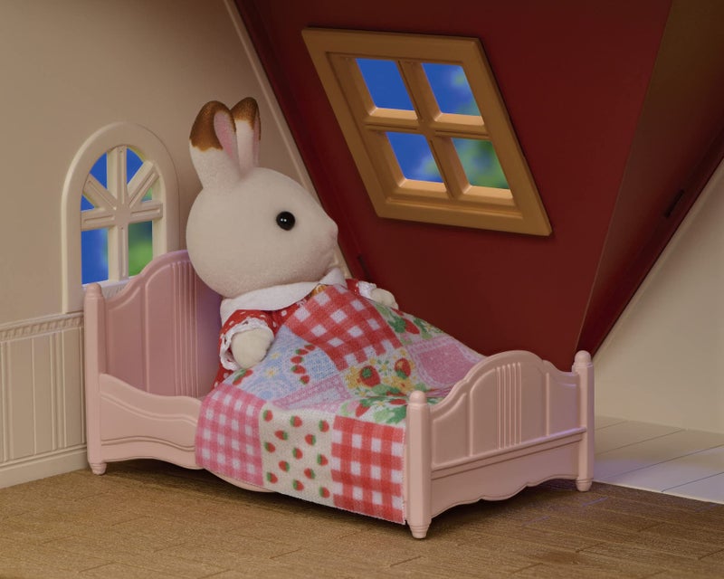 Calico Critters Calico Critters Red Roof Cozy Cottage Dollhouse Playset with Figure, Furniture and Accessories  - Image 3