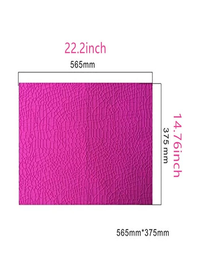 AK ART KITCHENWARE ART Kitchenware Large Size Crocodile Alligator Impression Mat Embossed Silicone Cake Lace Mat 23.6x 15.75" Fondant Cake Decorating Tools Gum Paste Molds Cake Molds Pastry Baking Tools BLM-26 - Image 3