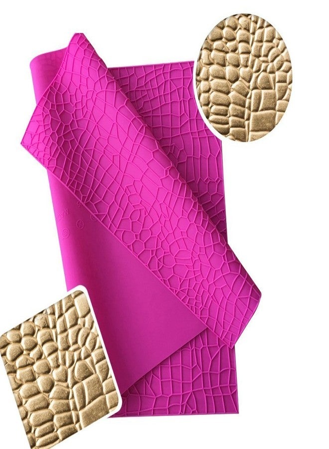 AK ART KITCHENWARE ART Kitchenware Large Size Crocodile Alligator Impression Mat Embossed Silicone Cake Lace Mat 23.6x 15.75" Fondant Cake Decorating Tools Gum Paste Molds Cake Molds Pastry Baking Tools BLM-26 - Image 2