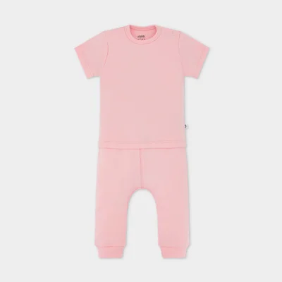 myko kids Solid Pink Legging