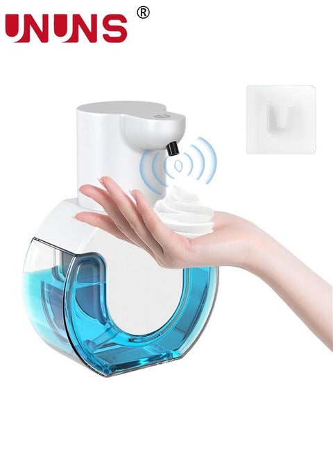 Automatic Foaming Soap Dispenser,4 Level Adjustable Rechargeable Smart Sensor Soap Dispenser For Bathroom And Kitchen White