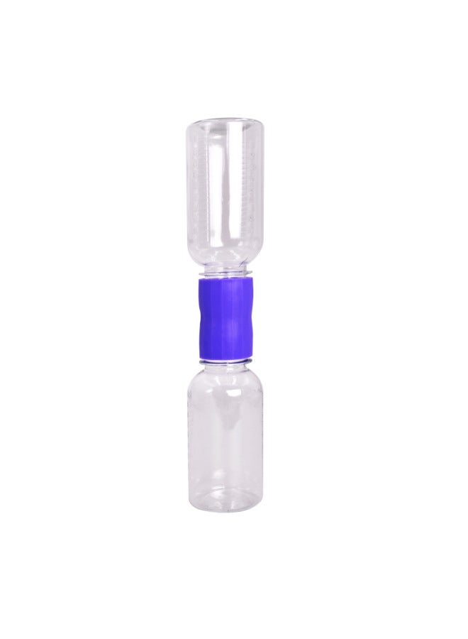Kindergarten Making Tornado Science Experiment Toy Water Vortex Demonstrator Connector Material Teaching Aid-Specifications:Purple Connector 2 Bottles Plus 1 Pigment