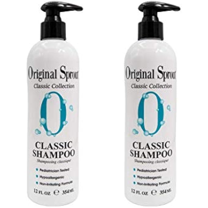 Original Sprout NATURAL SHAMPOO. ORGANIC SULFATE FREE SHAMPOO FOR ALL NATURAL HAIR CARE. 12 OZ (2 PACK) - Image 1