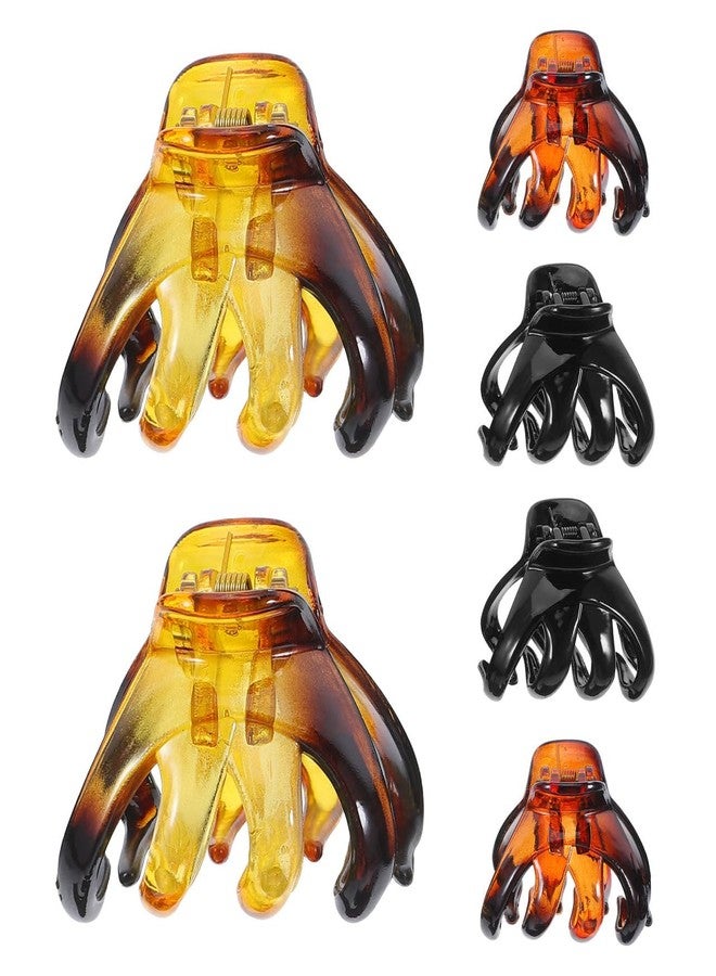 PACKOVE Octopus Hair Clip Toothed Claw Comb Stylish Hair Accessory for Women and Girls Thick and Thin 2.36 Inch Durable Plastic Clamp for Everyday Use and Travel - Image 1