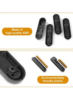 CMGTYYD 4 PCS Reflective Scooter Rear Side Wheel Cover Reflective Strip for Xiaomi 1S M365 Pro Pro2 Scooter, Scooter Wheel Hubs Cap with Screws Rear Wheel Protective Decorative Shell  - Image 4