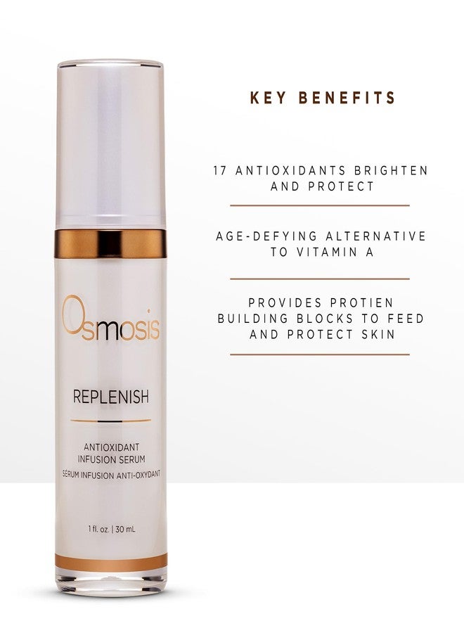 Osmosis REPLENISH Antioxidant Serum, Hydrates & Soothes Skin with Green Tea and Botanical Extracts, 1 Fl Oz - Image 3