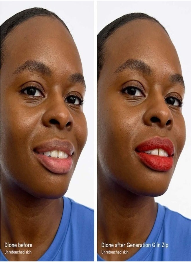 Glossier - Glossier  Generation G Subtle Matte Finish Lipstick , Zip - poppy red - 3g - Image 1