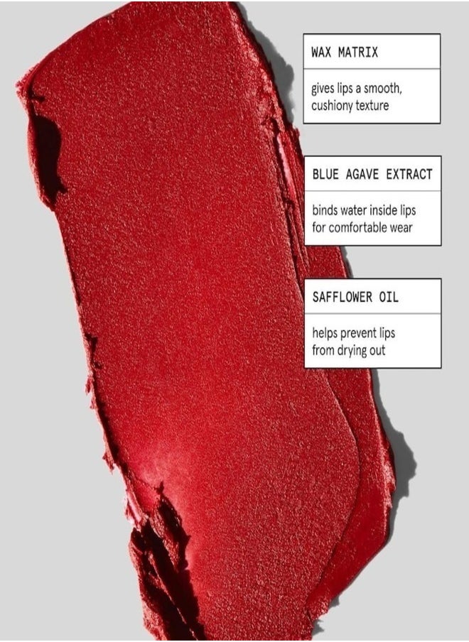 Glossier - Glossier  Generation G Subtle Matte Finish Lipstick , Zip - poppy red - 3g - Image 1