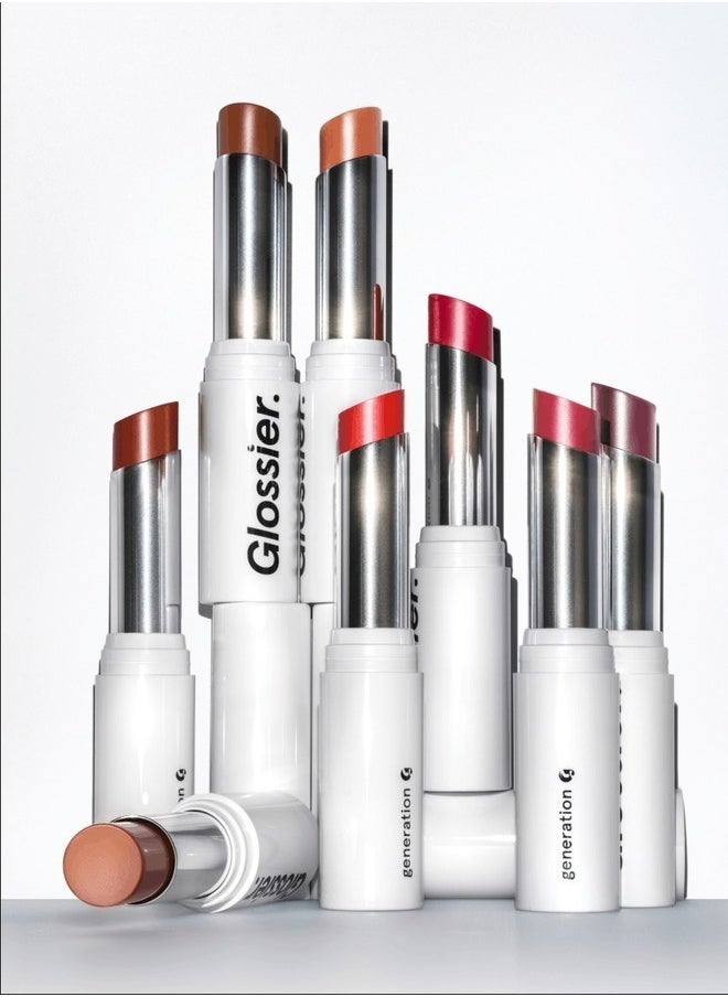 Glossier - Glossier  Generation G Subtle Matte Finish Lipstick , Zip - poppy red - 3g - Image 1