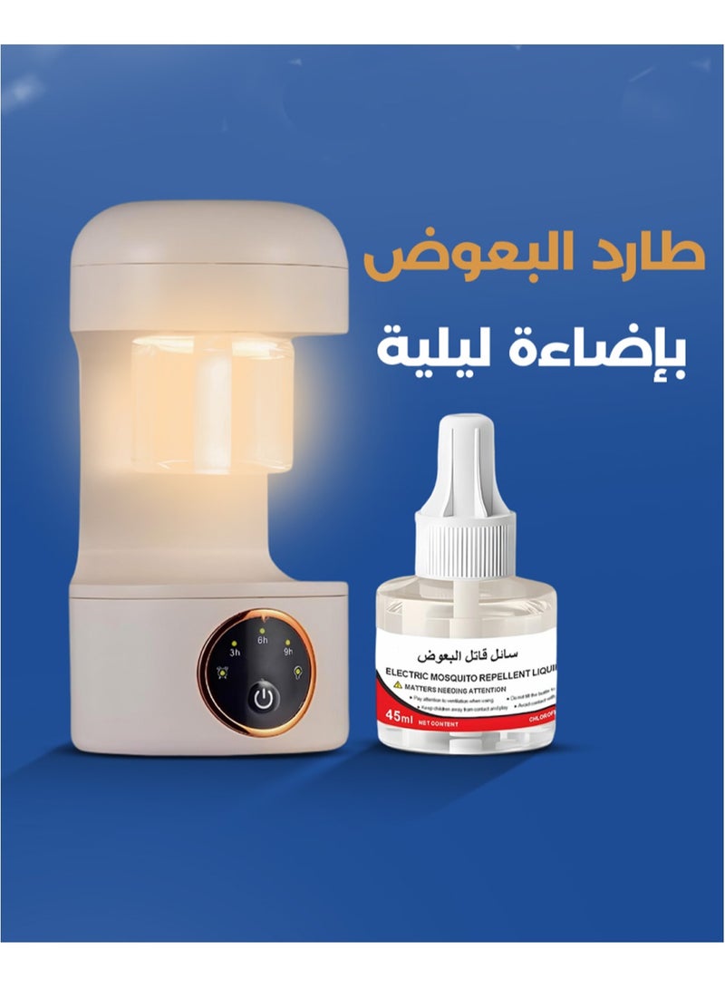 Mosquito Repellent Device – Eliminates Mosquitoes, Provides Comfortable Night Light, Equipped with a Built-in Rechargeable Battery, and Safe for Homes with Children - Image 3