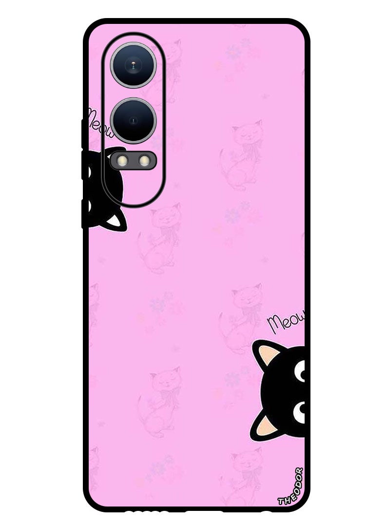 Theodor Protective Case Anti Scratch Shock Proof Bumper Cover For OnePlus Nord CE4 Lite Meow Meow - Image 1