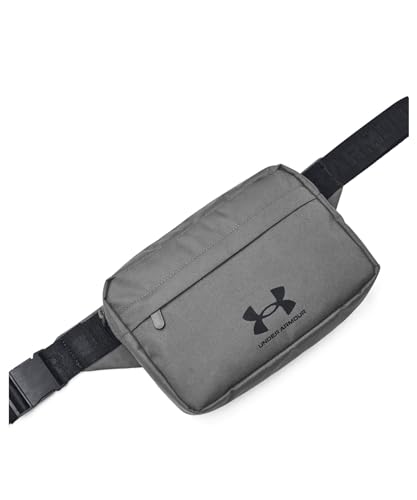 UNDER ARMOUR حقيبة خصر كروس بودي من أندر أرمور للبالغين غير محددة الجنس - لاودون لايت، (025) كاستلروك/أسود/أسود، مقاس واحد يناسب معظم الأحجام - Image 5