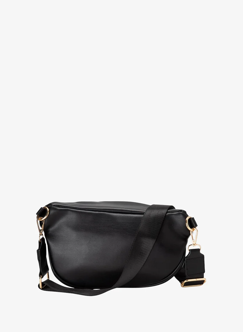 Bata Casual Black Crossbody Bag