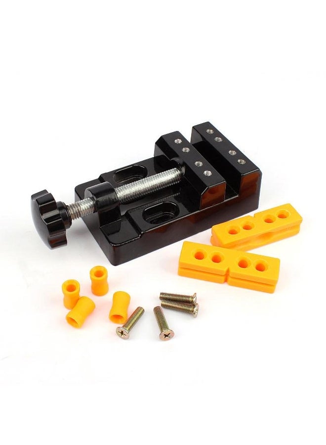 Mini Flat Clamp 57mm Flat Bench Vise Multifunction Bench Clamp Mini Drill Press Vice Tool for DIY 