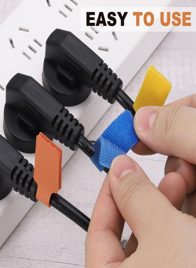PATIKIL 32Pcs Cable Labels Tags, 1.8" Write on Wire Tags Cord Labels Hook Loop Rectangle Cable Ties for Electronics Organize Wire Classify Identification Management, White - Image 4