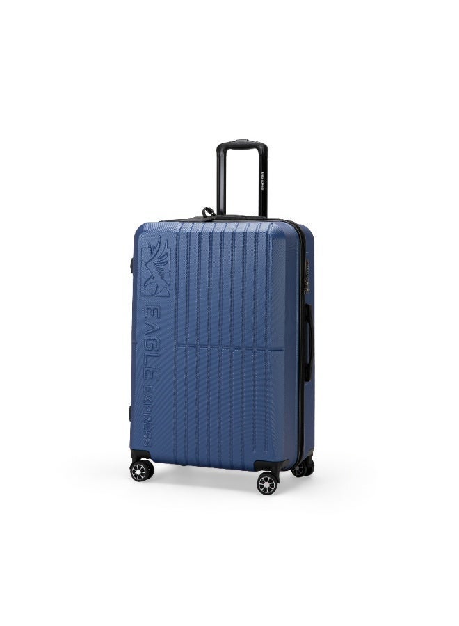 Eagle Express Aura 24-Inch Hard Trolley - Blue - High Impact - Free Protective Cover - 1-Year Warranty - Image 1