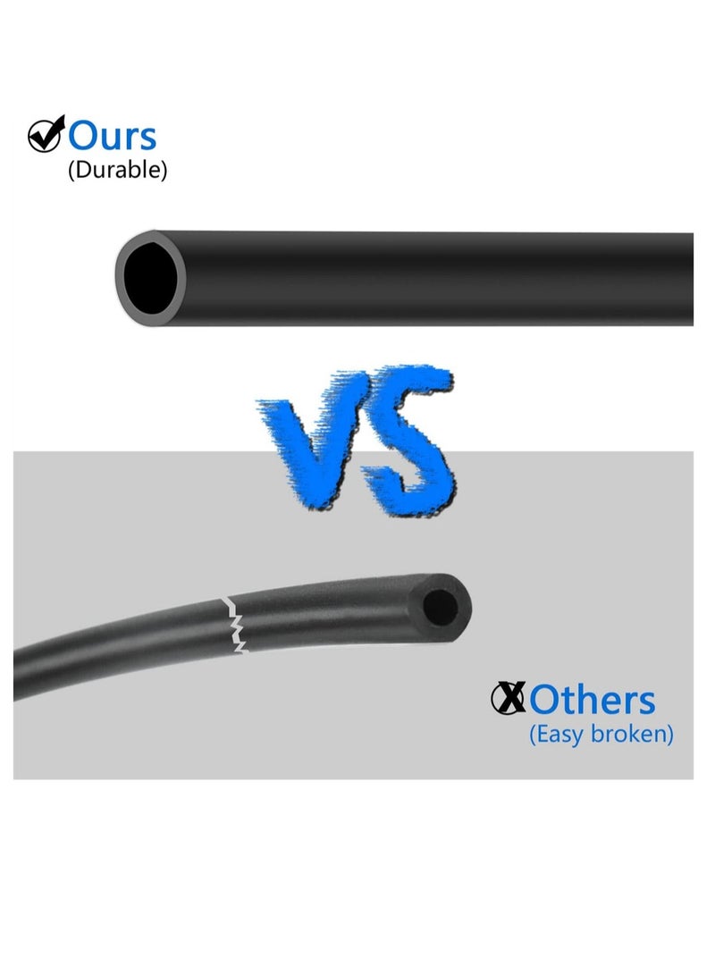 Excefore Windshield Washer Nozzles Replacement Kit for Chrysler Dodge Ram Windshield Washer Nozzle Hose Kit with 157-Inch Windshield Fluid Hose 2 Sprayer Nozzels with Gaskets 6 Hose Connector - Image 4