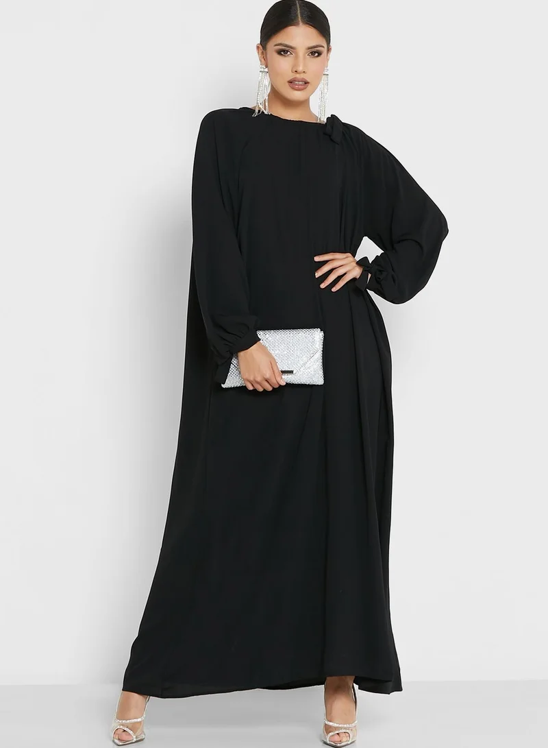 Khizana Tie Detail A-Line Dress