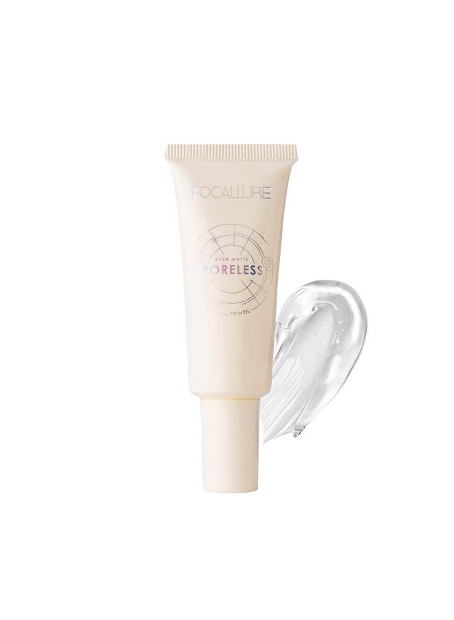 FOCALLURE برايمر الوجه فوكالور إيفر مات خالي من المسام - 20 جرام، تحكم في الزيت، تلطيف المسام وتنعيم البشرة، مرطب، يدوم طويلاً، قاعدة مكياج مقاومة للماء مع فيتامين E وزيت الصويا، خالي من اللمعان، لمسة خالية من العيوب - Image 1