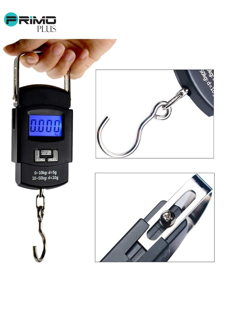 بريمو بلس ميزان الأمتعة الرقمي بشاشة ال سي دي أسود - Image 3