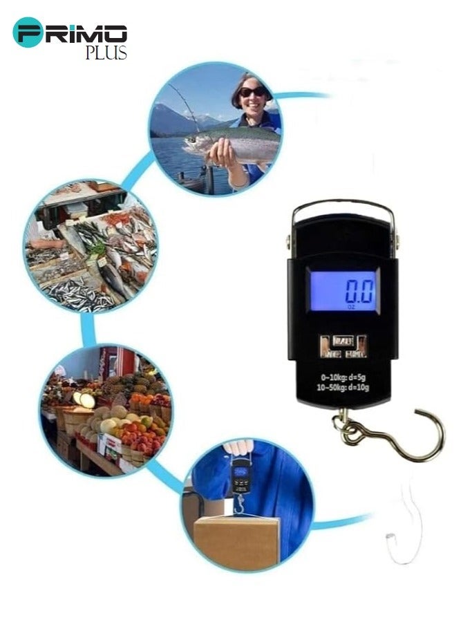 بريمو بلس ميزان الأمتعة الرقمي بشاشة ال سي دي أسود - Image 4
