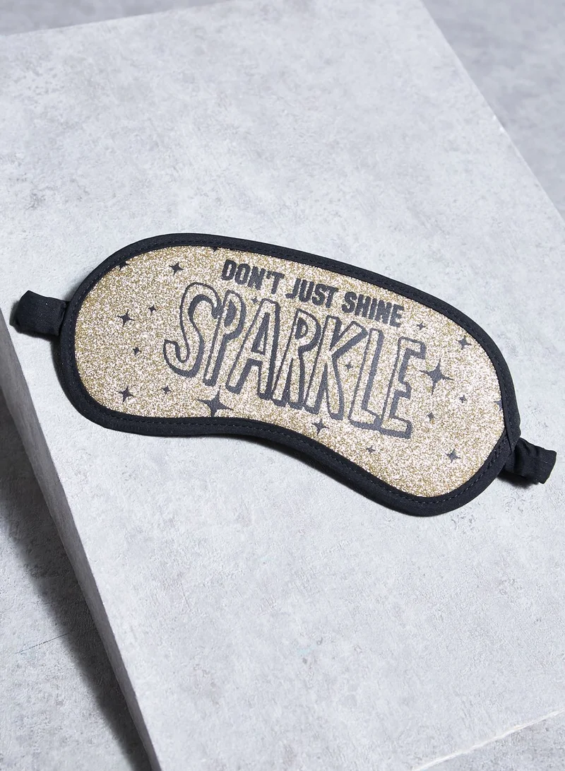 Funky Fish Slogan Sleep Mask