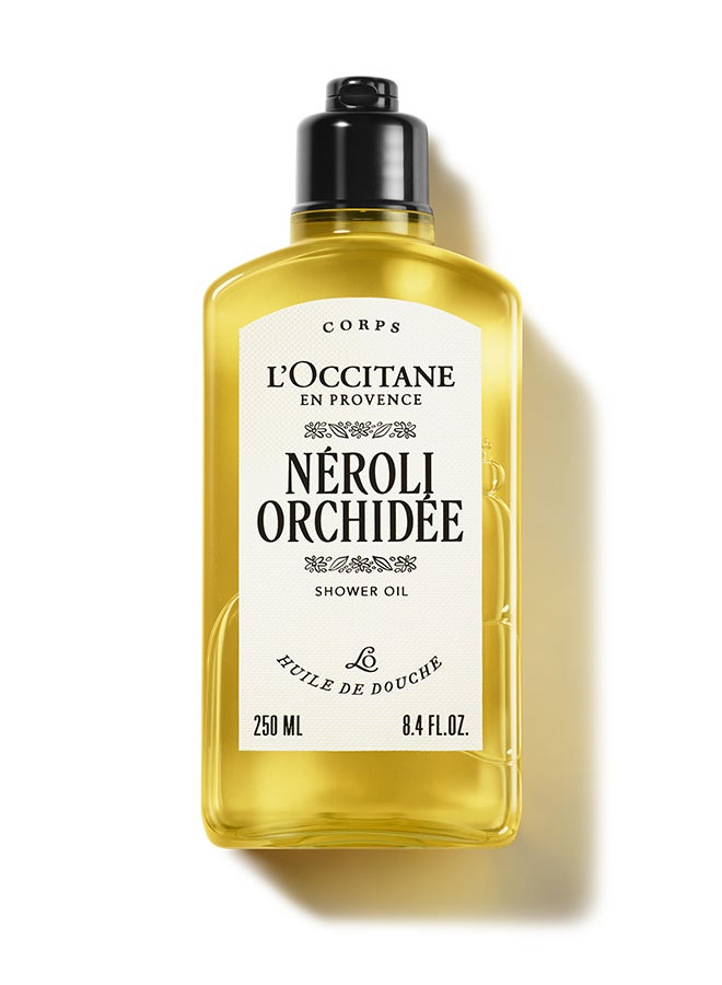 L'OCCITANE Neroli & Orchidee Shower Oil 250ML - Image 1