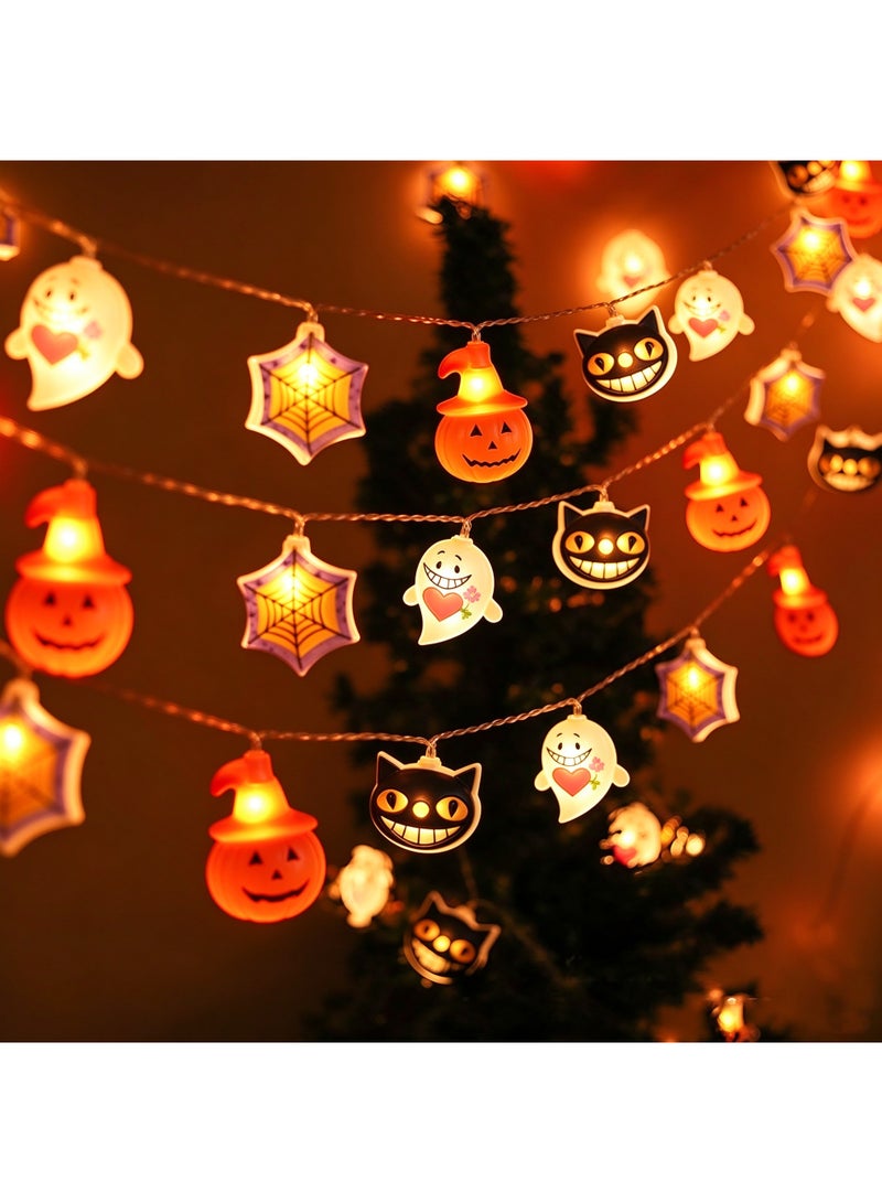 300cm Halloween String Decorations, Assorted Decorations with Halloween Elements Design, for Indoor Outdoor Party & Home Decor - Image 1