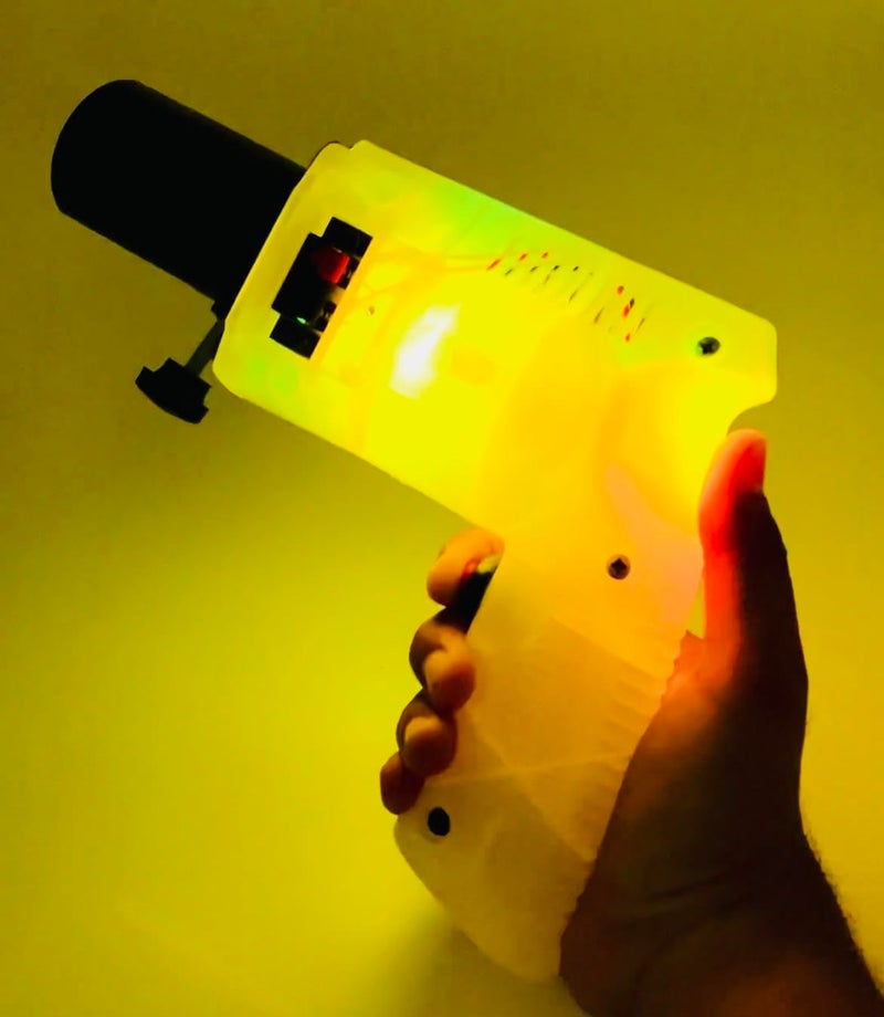 Wanna Party WP Wanna Party RGB Cold Pyro Party Gun with RGB Lights Use for Weddings,Party Functions, Club Events, Celebrations (Batteries & Pyros Not Included),Led Cold Pyro Gun - Image 5