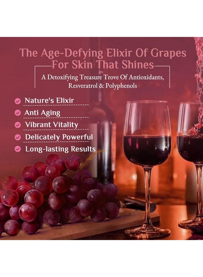 Richfeel Wine Facial Kit For Glowing Skin, Removes Wrinkle, Dark Spots, Reduces & Hyperpigmentation | 250 G - Image 2