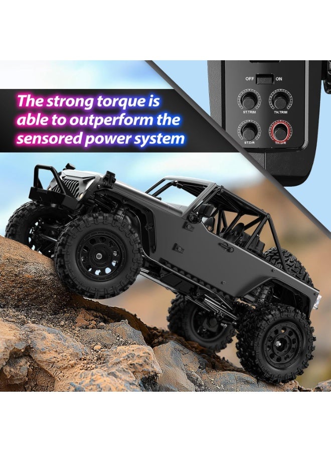MJX HYPER GO H12Y 1/12 Brushless 4X4 RC Rock Crawlers for Adults, Metal Case Waterproof 4WD Off-Road RC Rock Trucks with Portal Axles, All Terrain RC Cars - Image 3