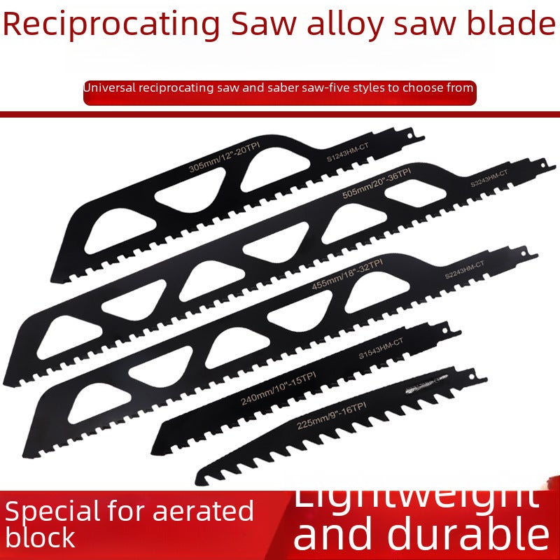 Reciprocating Saw Saber Saw Blade Alloy Saw Blade Air Block Cutting Red Brick Stone Electric Saw Cutting Machine(S3243) - Image 2