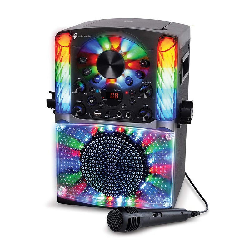 Singing Machine SML625BTBKD Karaoke Machine, Portable Bluetooth CD+G Karaoke System, Black - Image 5