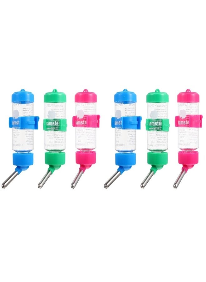 INOOMP 6 Pcs Pet Water Fountain Hanging Hamster Bottle Convenient Hamster Water Bottle Chinchilla - Water Bottle Chinchilla Supply Convenient Bottle - Image 1