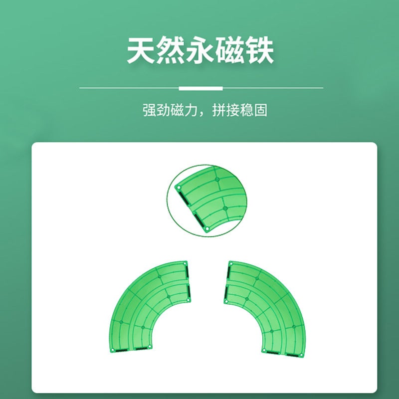 Wei Aibei Track Magnetic Film Educational Children'S Varied Magnetic Traffic Electric Car Matching Play Color Window Building Blocks - Image 4