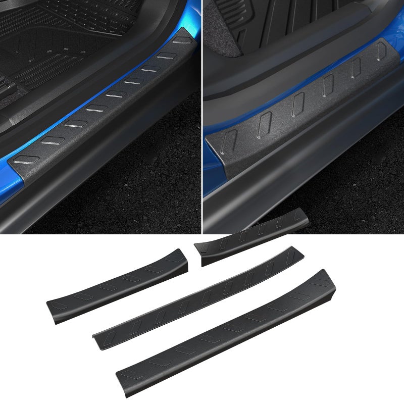 HOUCLEMIC Floor Mats for 2024-2026 Chevy Trax/Buick Envista, All Weather TPE Cargo Mat with 3rd Seat Back Cover and Left Storage Mat for Chevy Trax Accessories Door Sill Guards - Image 3