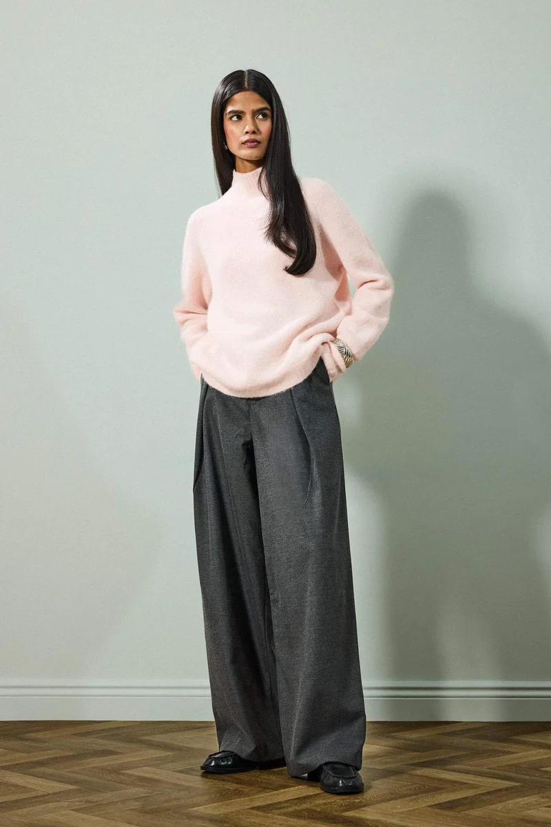 ديفاكتو Regular Fit Turtleneck Knitwear Pullover