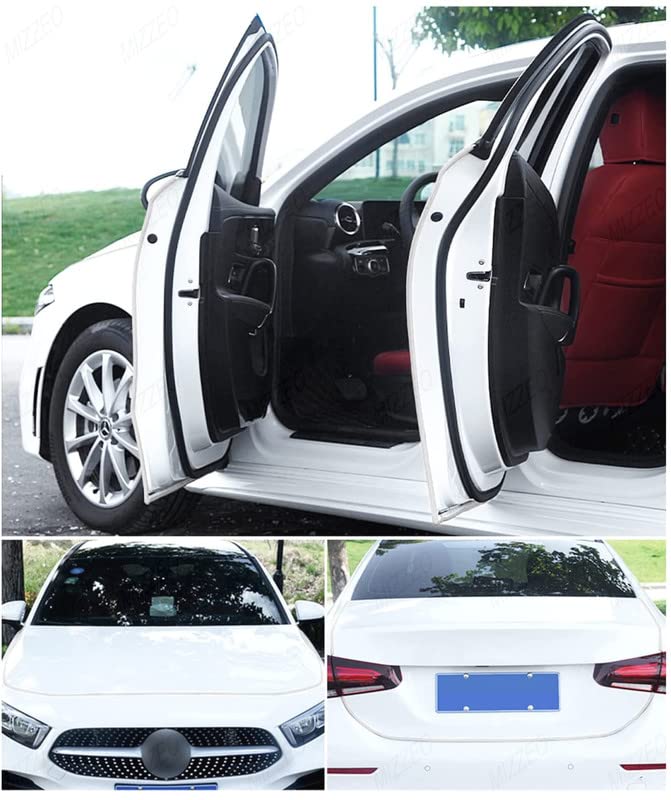 MIZZEO 16Ft Car Door Edge Guards Universal Rubber Car Door Edge Protector U Shape (White) Seal Strip Compatible with Toyota Innova Crysta Old - Image 5