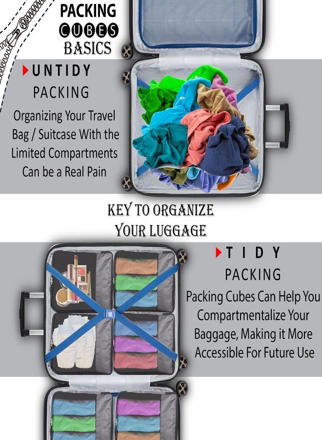 GOMAJO 4 Set Packing Cubes Luggage Packing Organizers for Travel Accessories (Medium) - Image 5