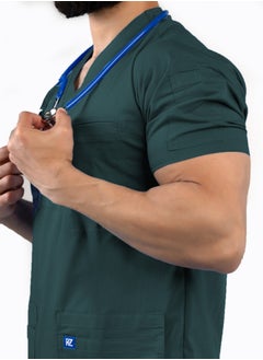 ار زد الخيار الأمثل للمهنيين الطبيين اسكراب طبي لرجال,بلون الجنزاري.  - Image 2