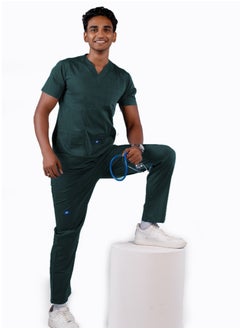 ار زد الخيار الأمثل للمهنيين الطبيين اسكراب طبي لرجال,بلون الجنزاري.  - Image 3