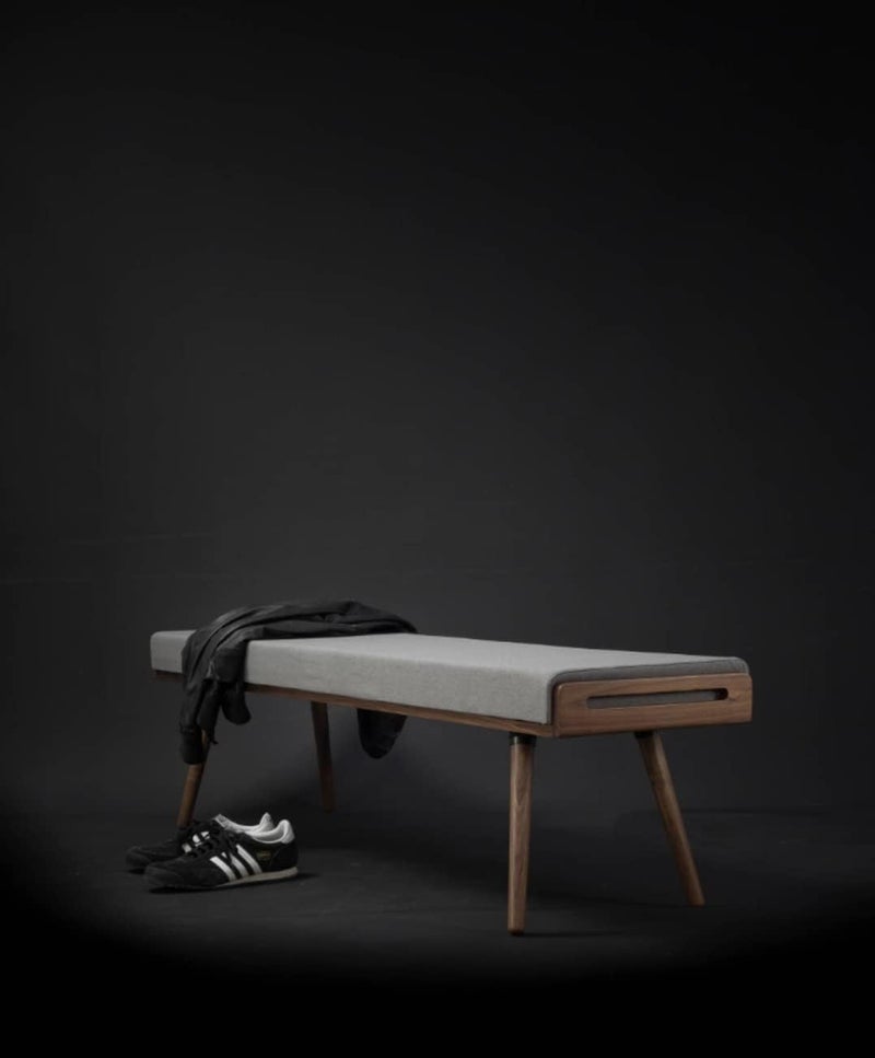 Streem Solid Wood Stool/Seat/Ottoman/Bench in Solid Sheesham Wood Stool with Cushion | Sitting Chair with Handle (75 CM Bench) - Image 4