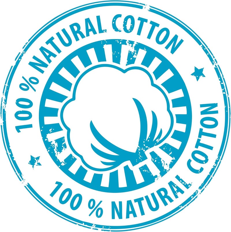 2 x Cot Fitted Sheets 120x60cm - 100% Cotton, Soft breathable baby cot sheets (Blue) - Image 5