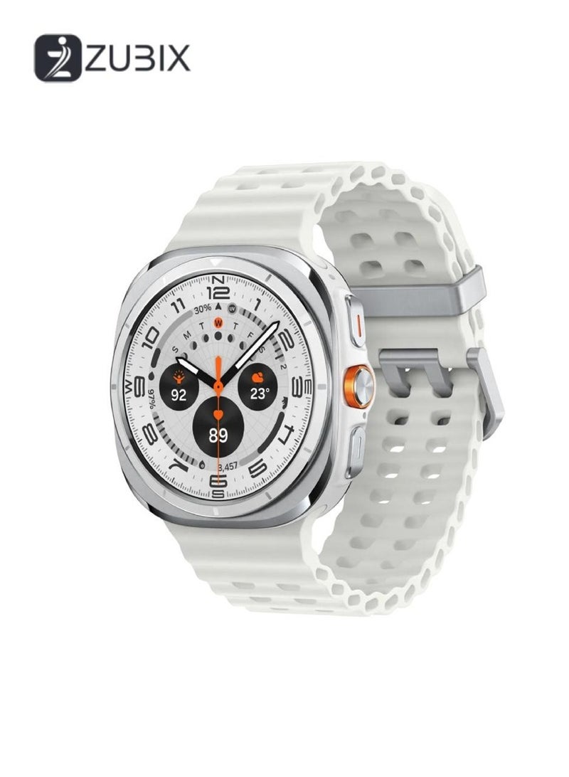 زوبيكس ساعة ZUBIX Watch Ultra الذكية مقاس 47 مم، لمراقبة الصحة، وتتبع اللياقة البدنية، باللون الفضي - Image 1