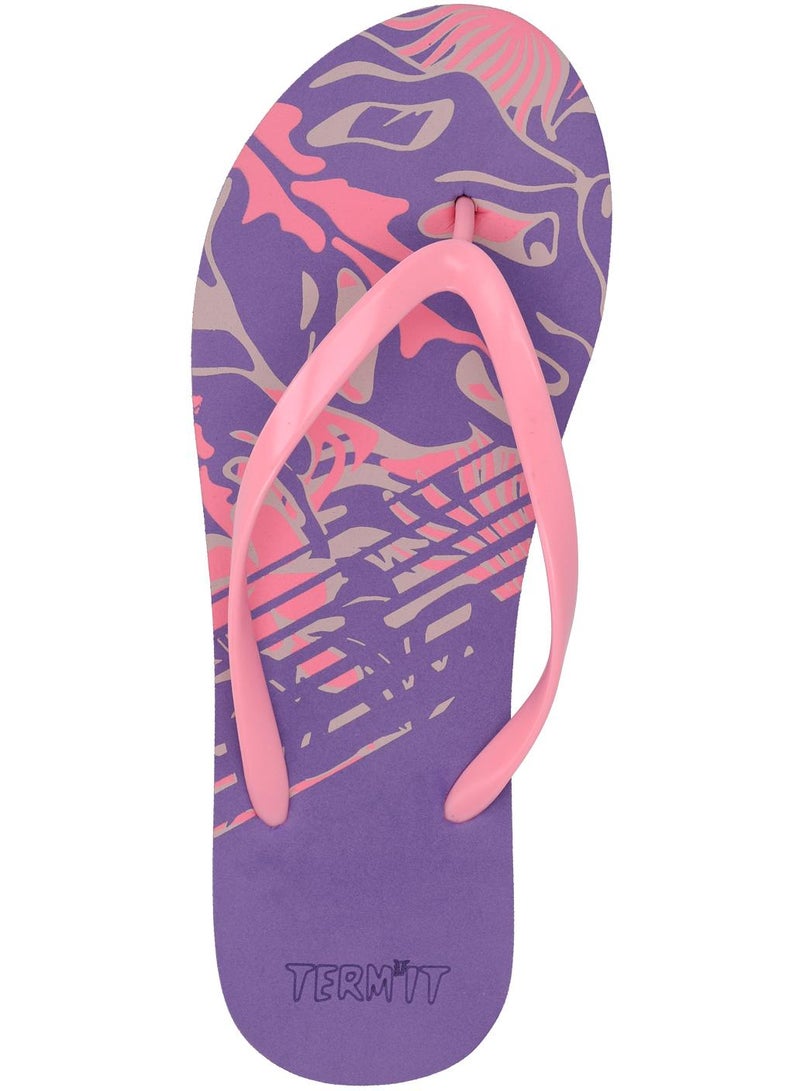Termit Women's Hawaii Flip-Flops Peony – Stylish & Durable, Comfortable for Summer Walks, Textured Outsole for Excellent Grip, Exotic Beach Look - Image 4
