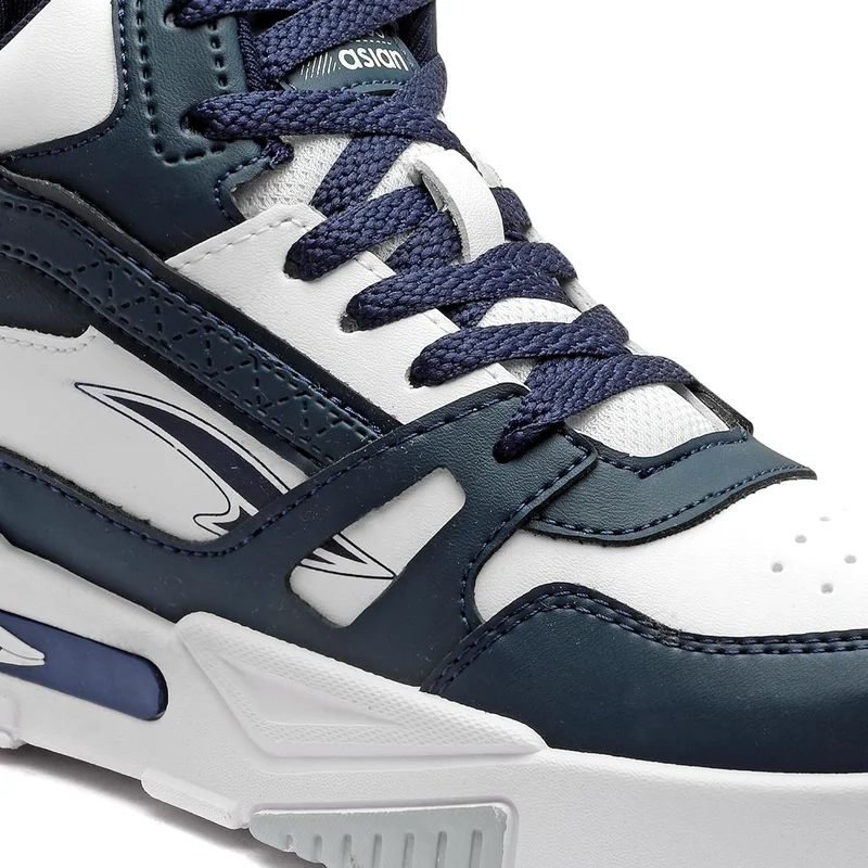 أسيان Navy And White Casual Sneakers For Men And Boys